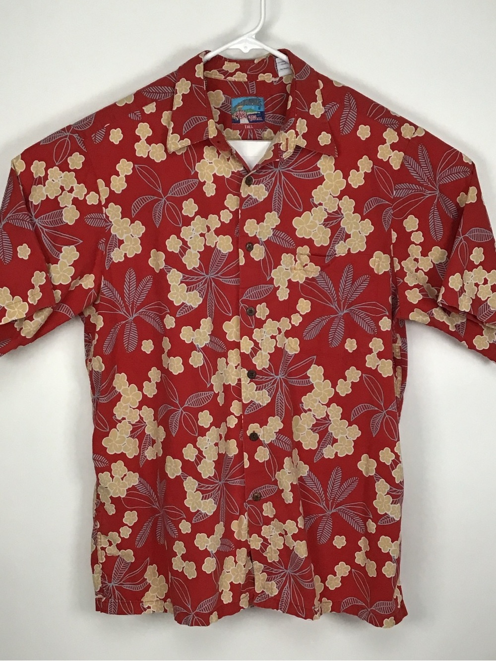 Reyn Spooner Joe Kealoha men’s short sleeve button up Hawaiian shirt large tall